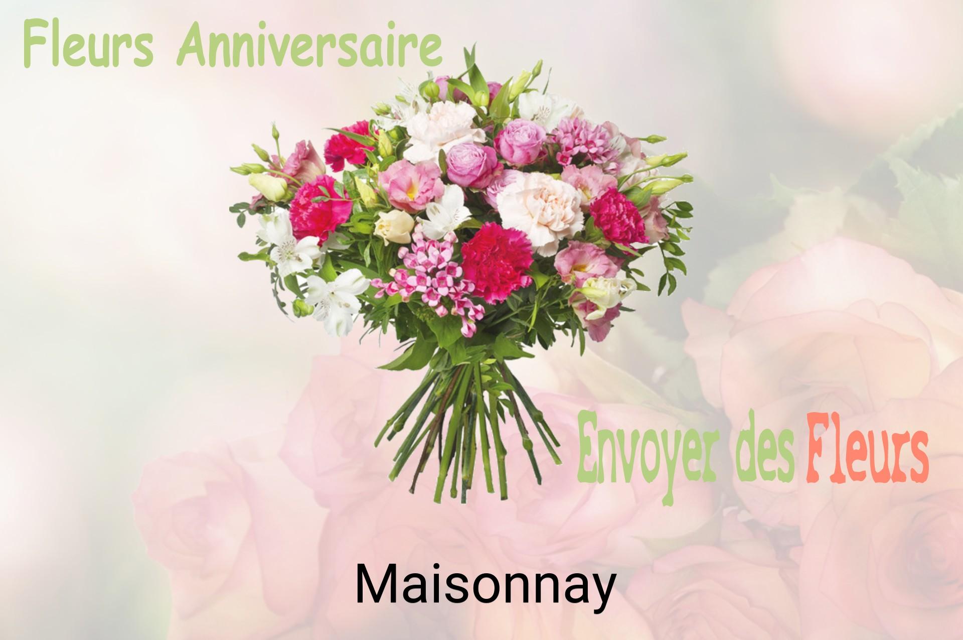 Bouquet de fleurs d’anniversaire livré à Maisonnay